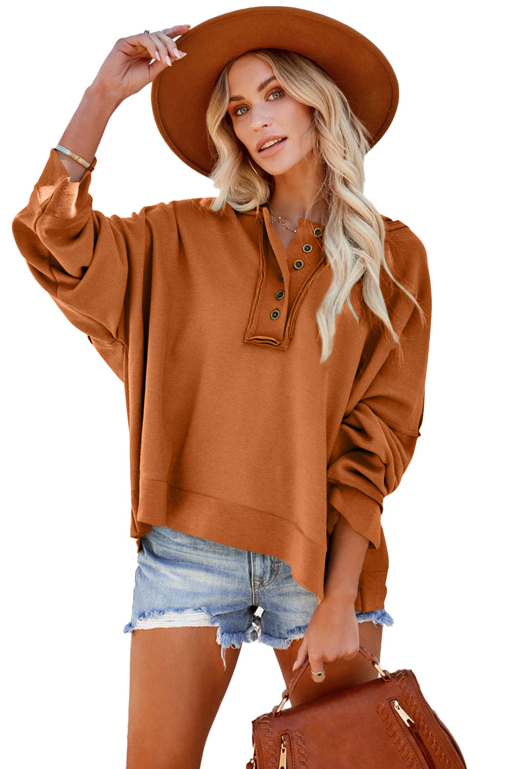 Distressed Raw Seam Pullover Hoodie | 2 Colors |