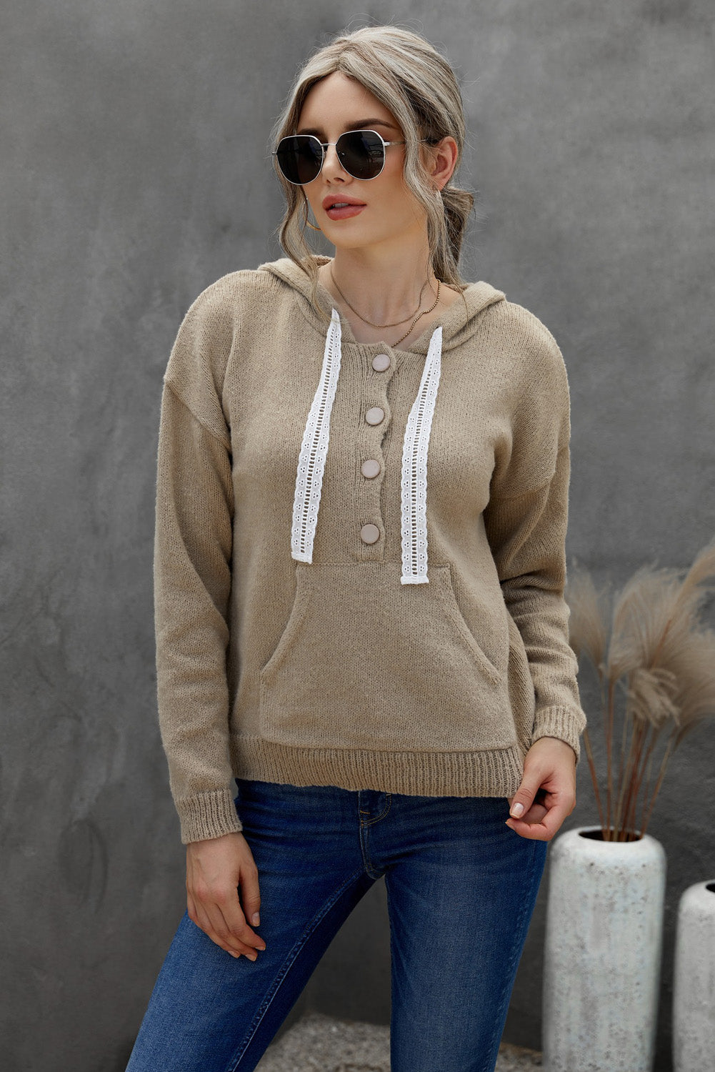 Kangaroo Pocket Hooded Sweater | 3 Colors |