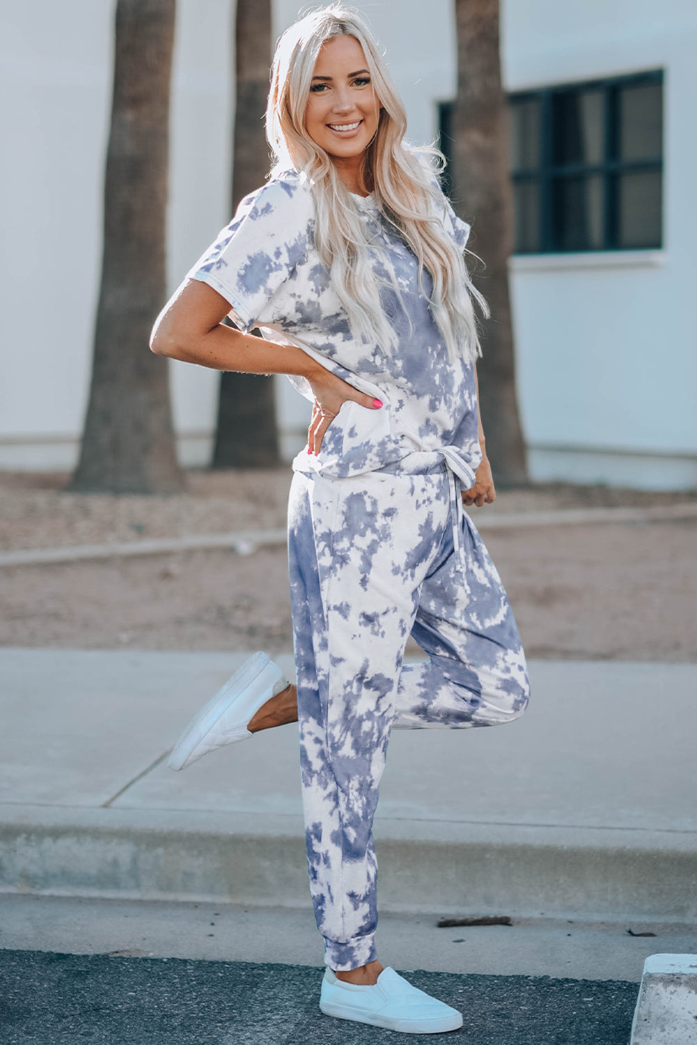 Tie Dye Top and Pants Set