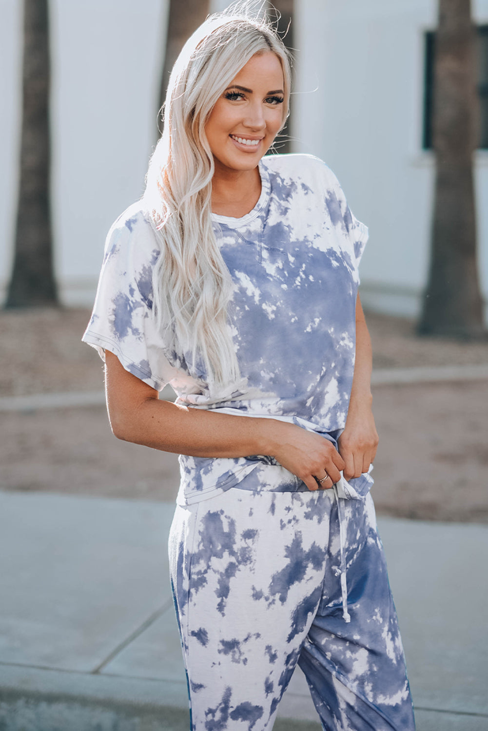 Tie Dye Top and Pants Set