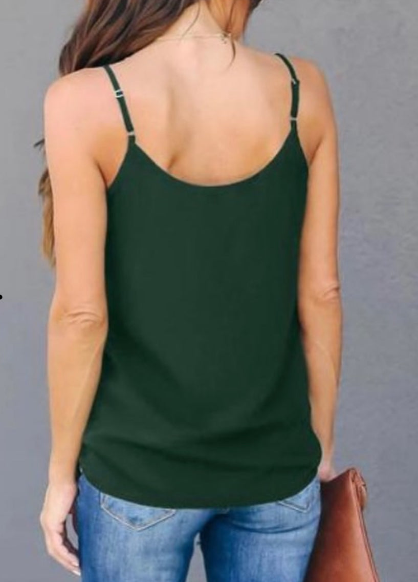 Spaghetti Strap Mesh Tank Top | 3 Colors |