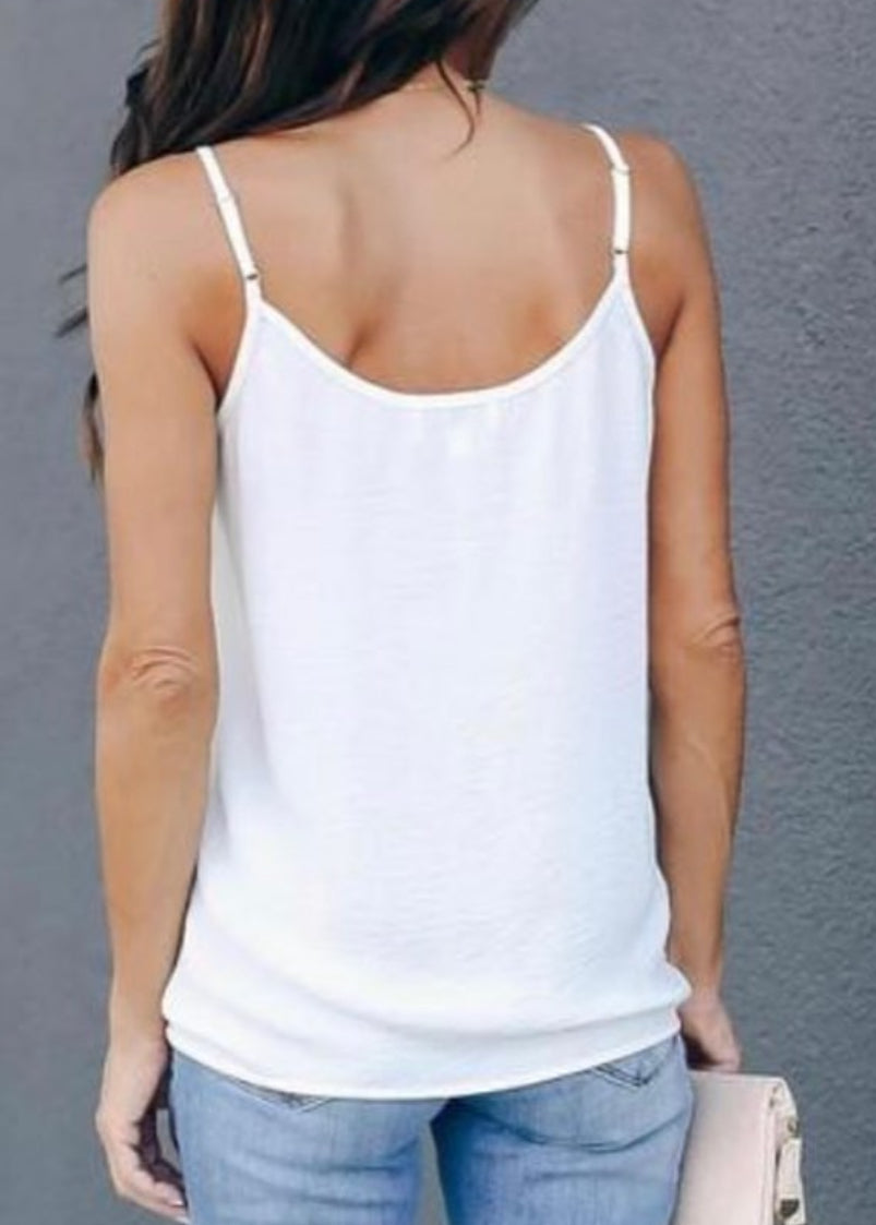 Spaghetti Strap Mesh Tank Top | 3 Colors |