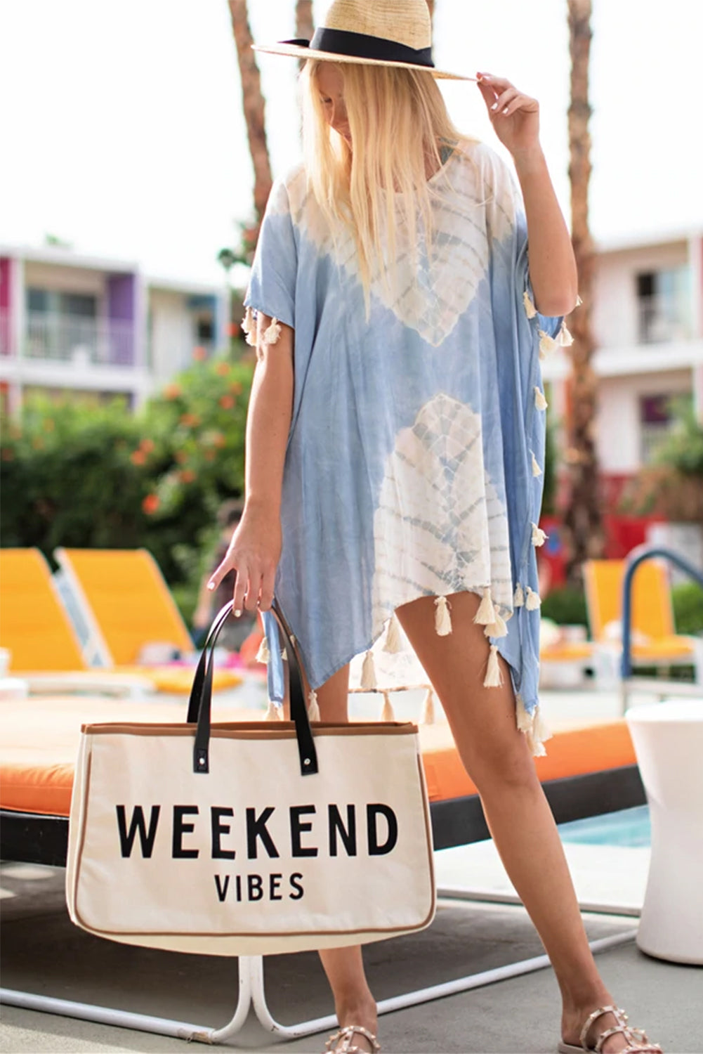 Weekend Vibes Canvas Tote Bag