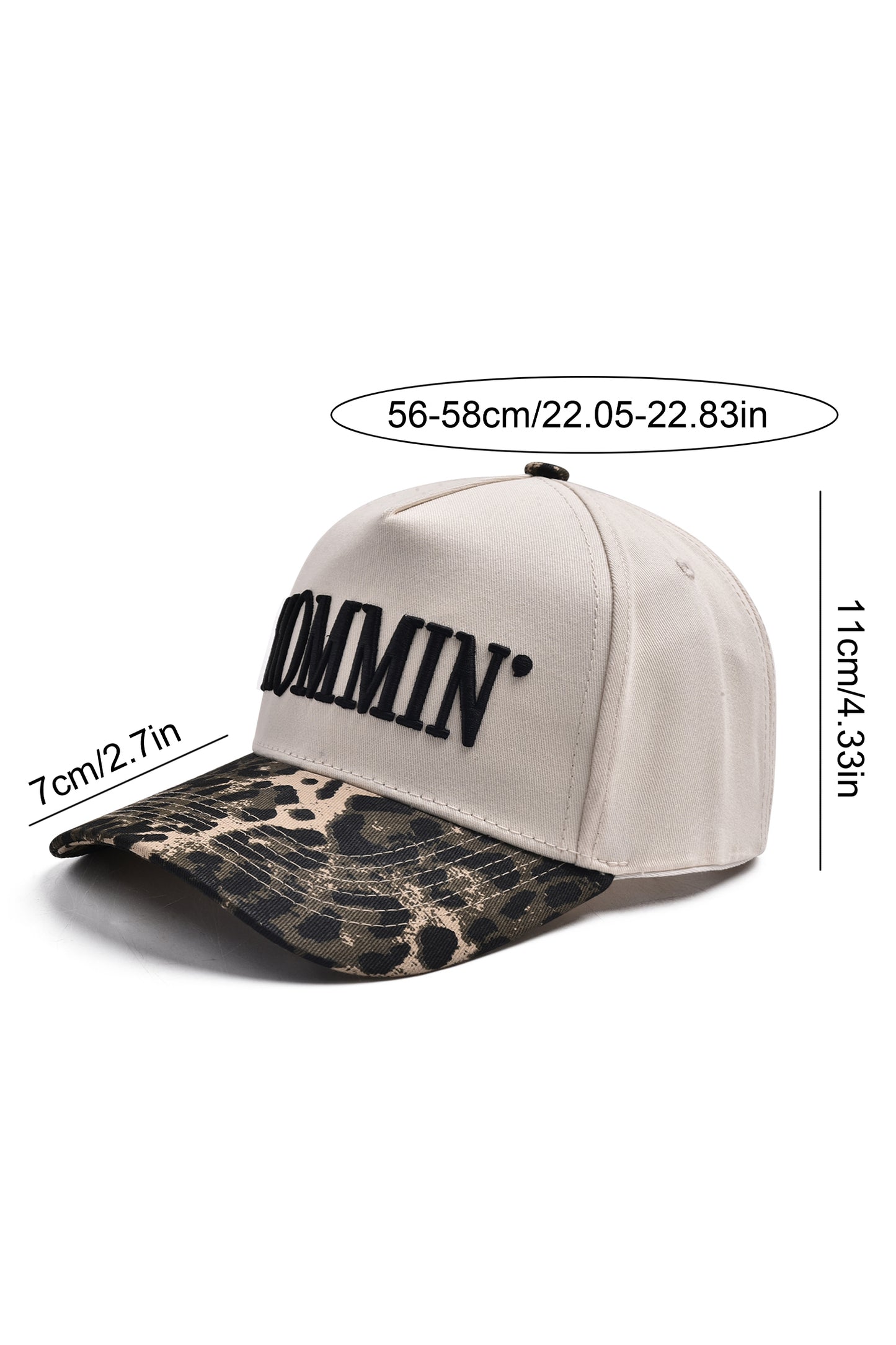 MOMMIN Embroidered Leopard Baseball Cap