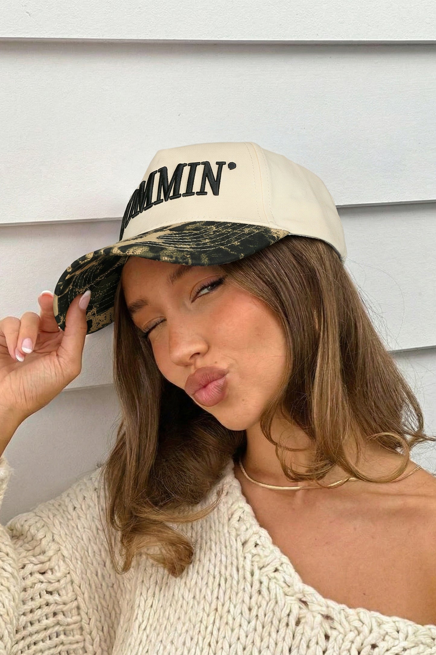 MOMMIN Embroidered Leopard Baseball Cap
