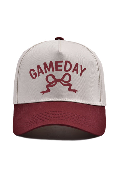 Dahlia GAMEDAY Bow Embroidered Baseball Cap