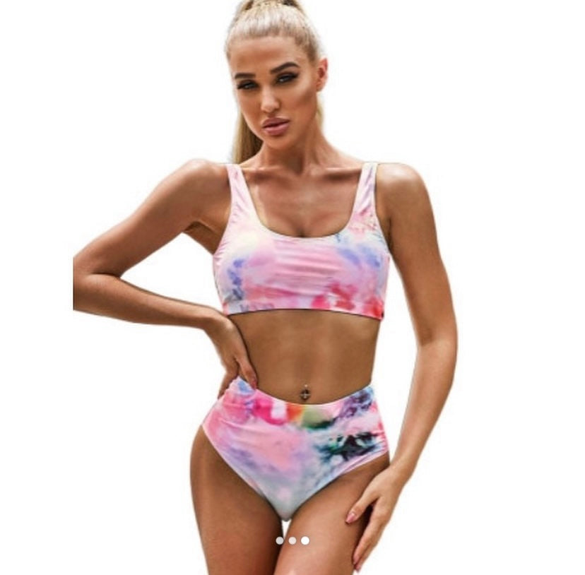 Tie Dye 2 piece swimsuit