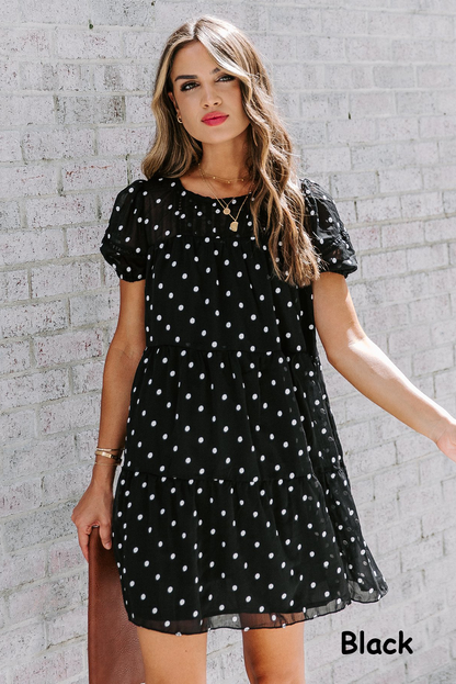 Black Babydoll Swing Dress