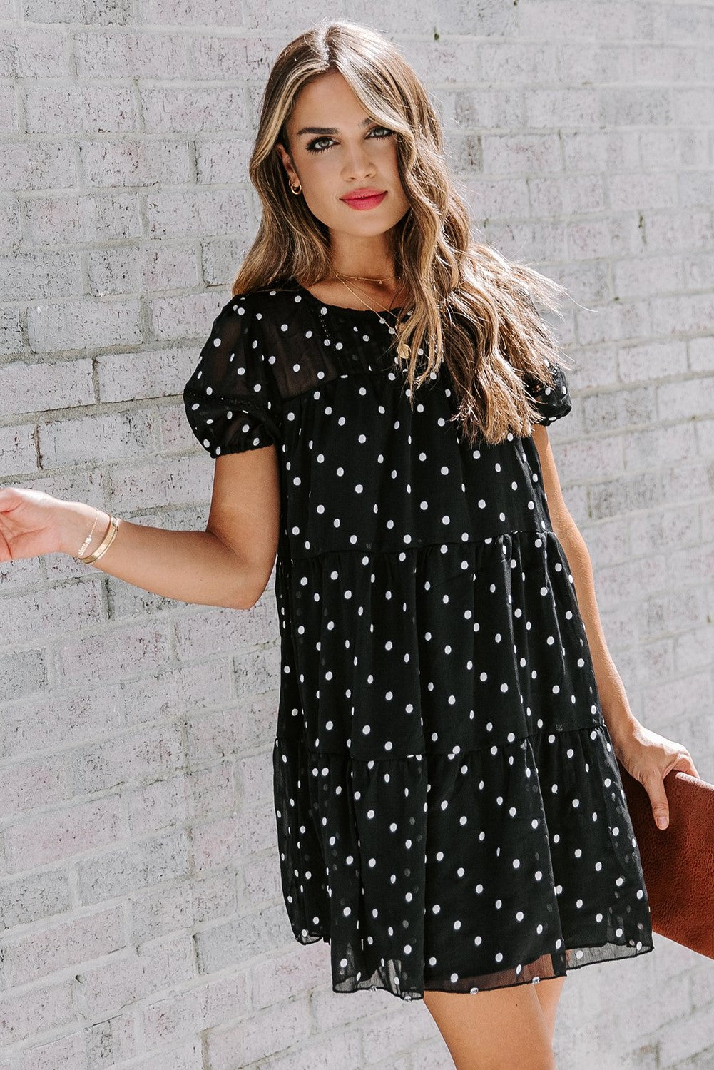 Black Babydoll Swing Dress