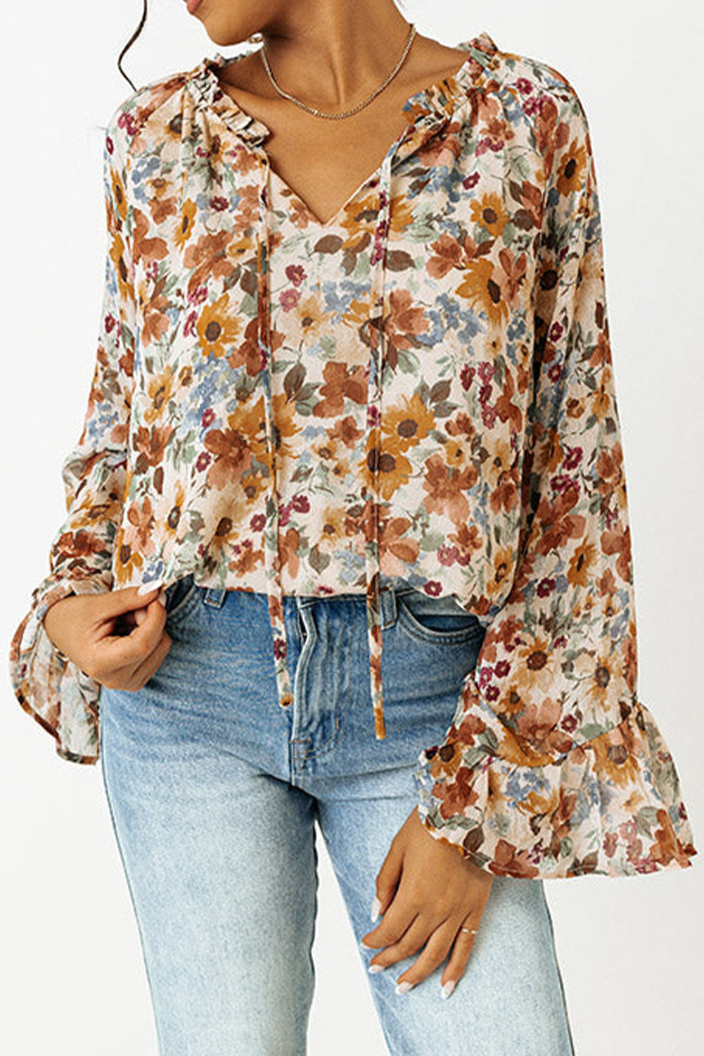 Floral Long Sleeve Blouse