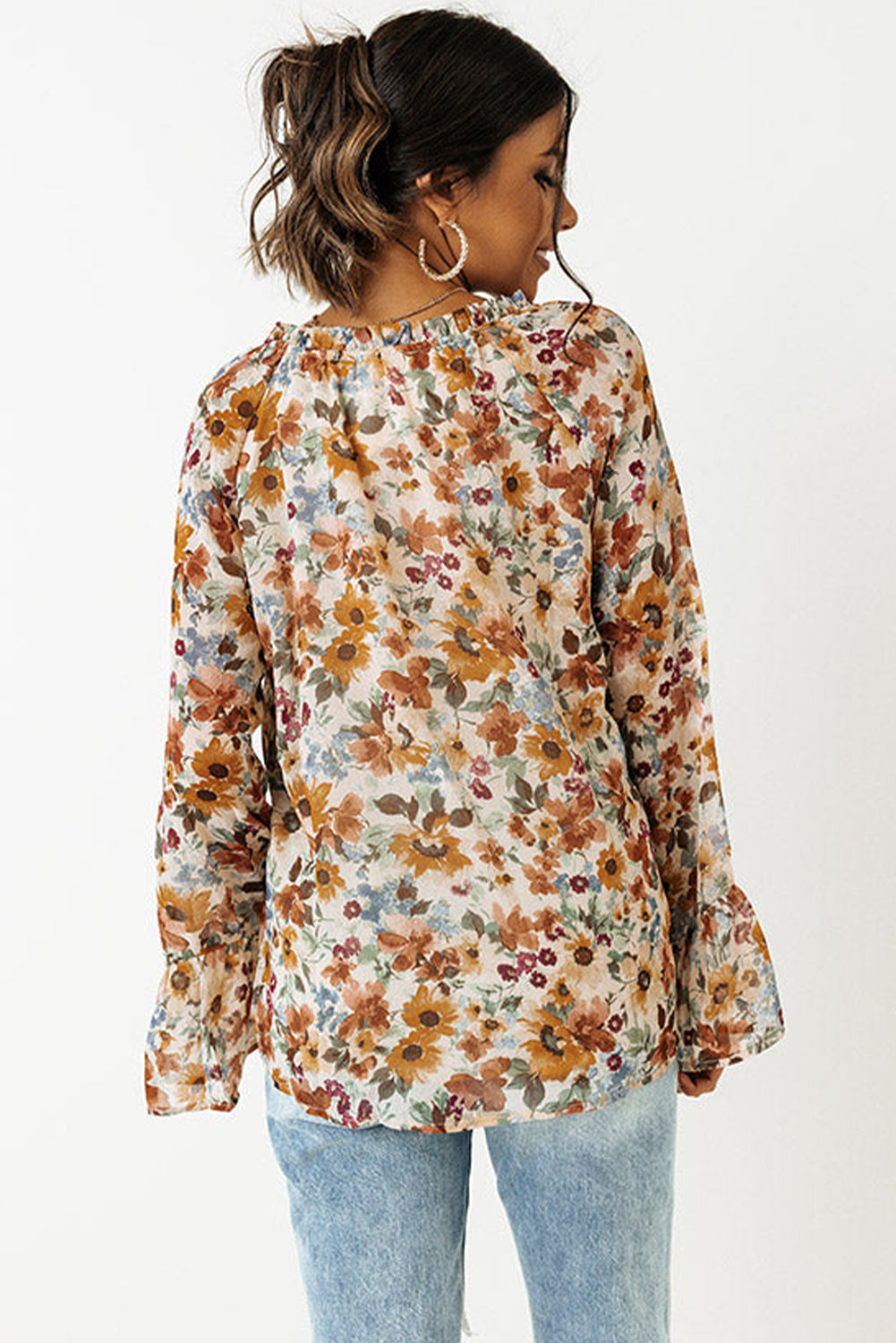 Floral Long Sleeve Blouse