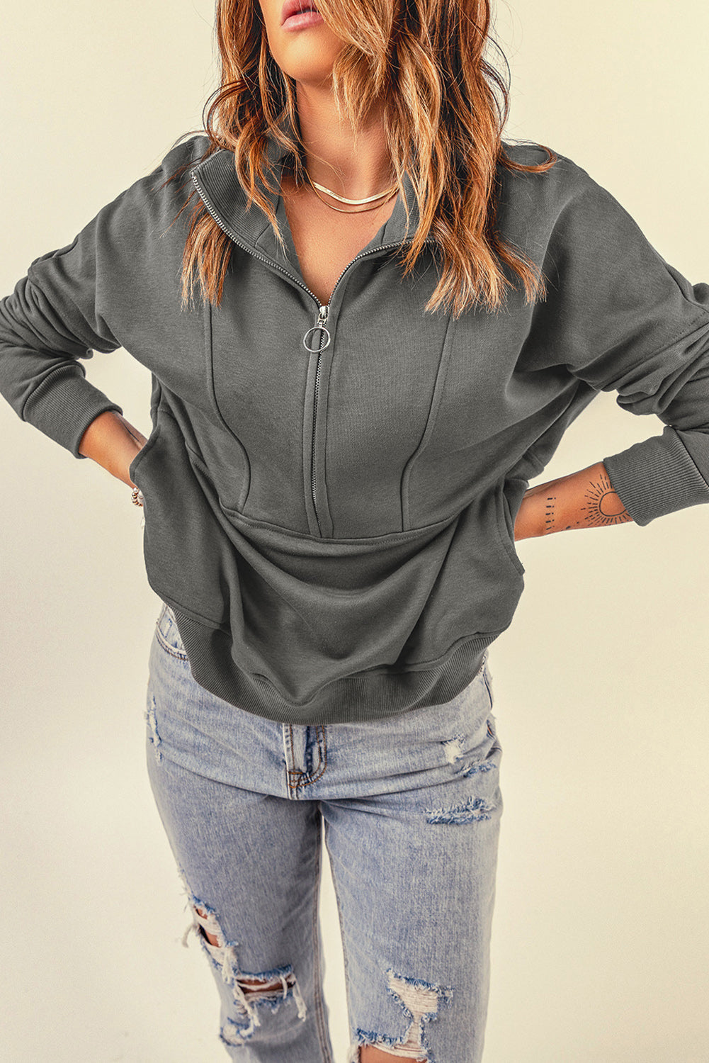 Half-Zipper Sweatshirt