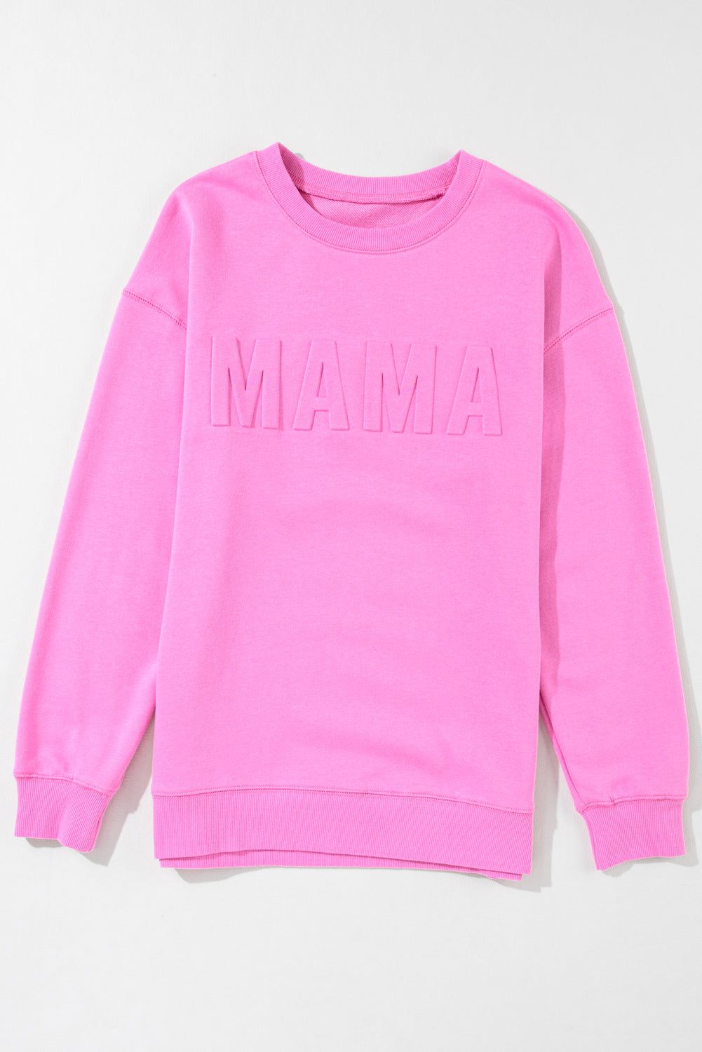 MAMA Embossed Casual Sweatshirt