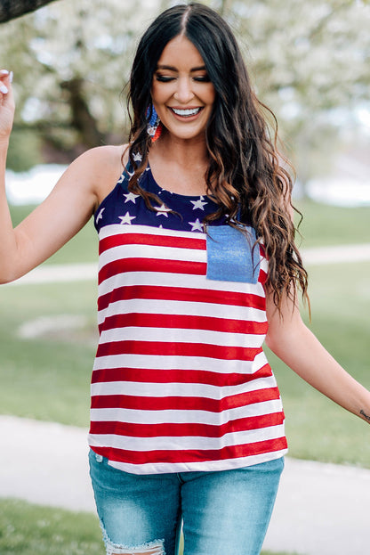 American Flag Tank Top