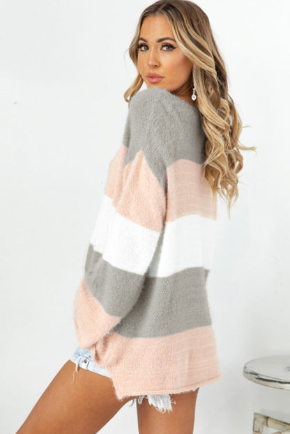 Colorblock Soft Sweater