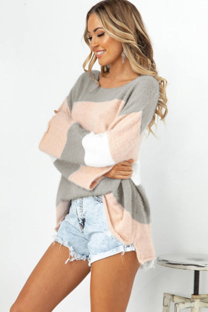 Colorblock Soft Sweater