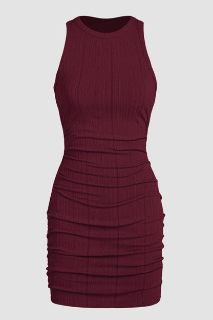 Dahlia Ruched Sleeveless Bodycon Dress