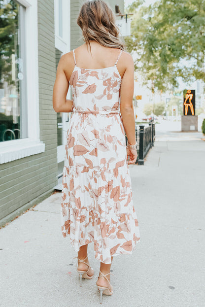 Strappy Floral Maxi Dress