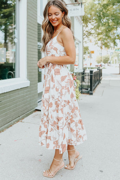 Strappy Floral Maxi Dress