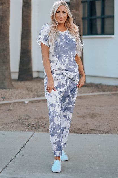 Tie Dye Top and Pants Set