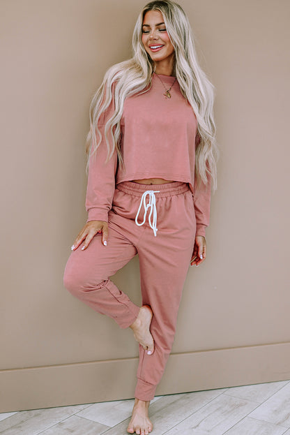 Sporty Pullover & Pants Set