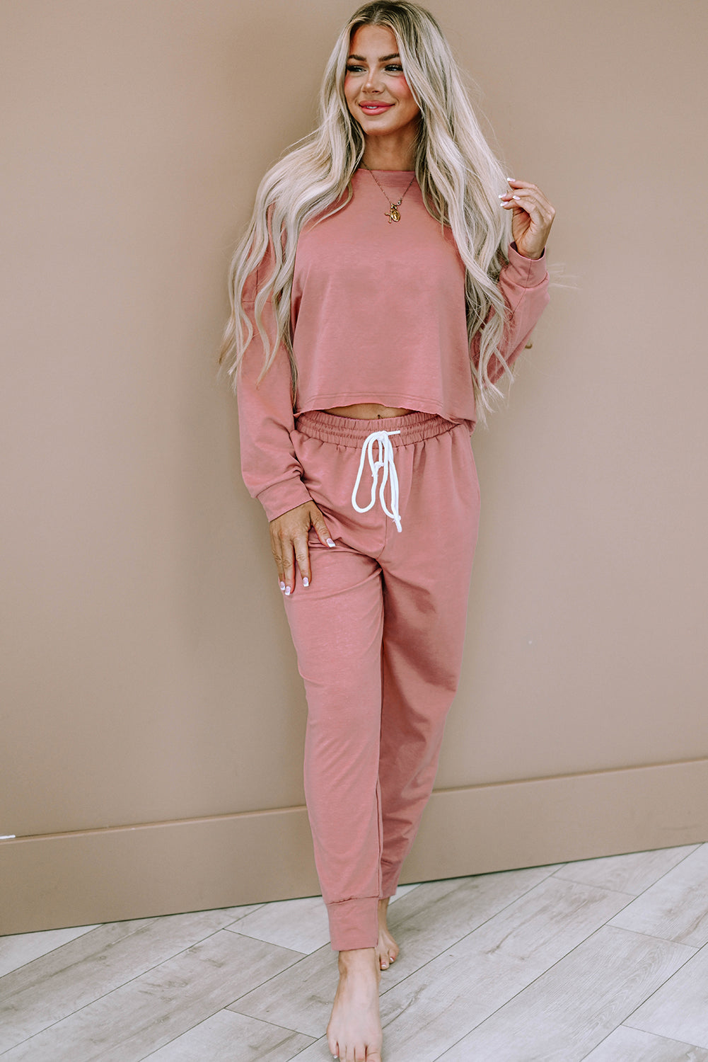 Sporty Pullover & Pants Set