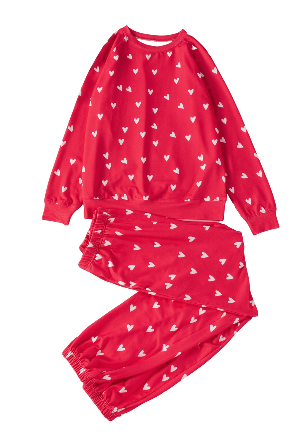 Valentines Heart Print Pants Set