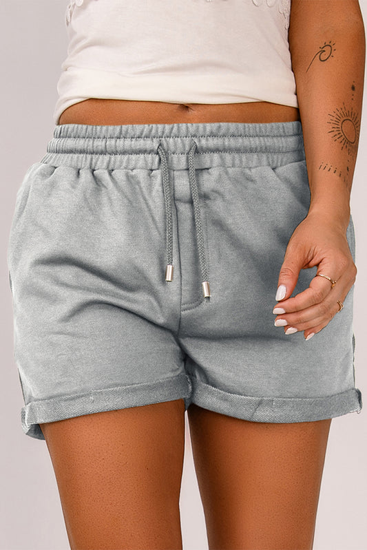 Drawstring Pocketed Casual Shorts | 3 Colors |