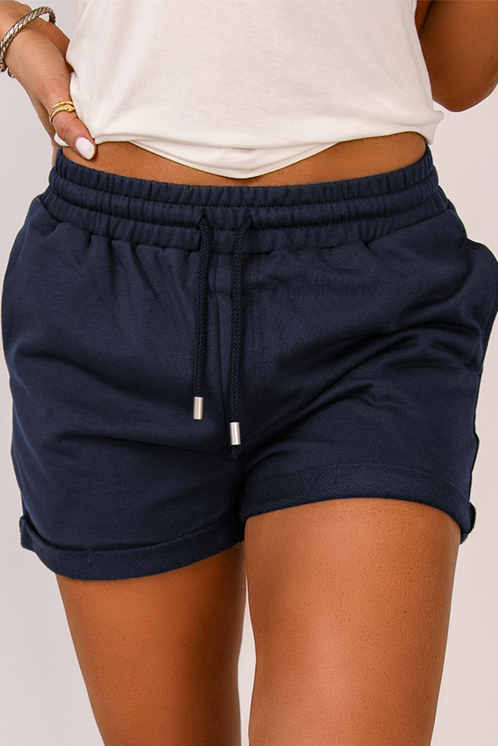 Drawstring Pocketed Casual Shorts | 3 Colors |