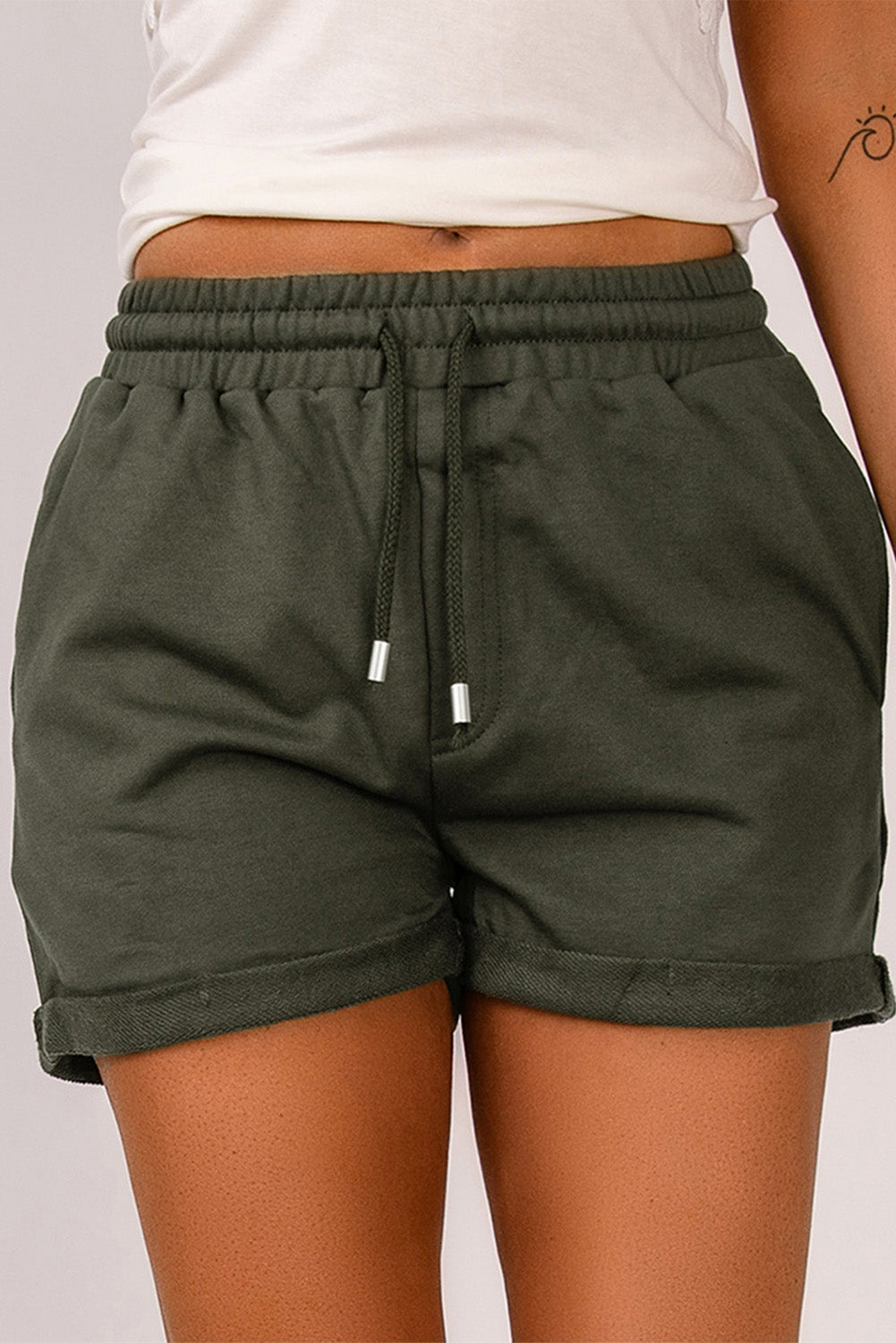 Drawstring Pocketed Casual Shorts | 3 Colors |