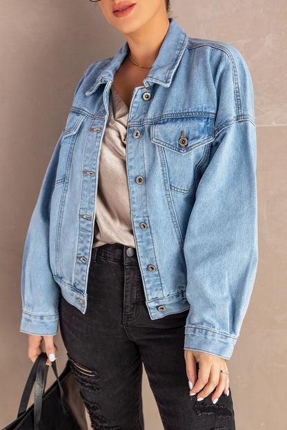 Acid Washed Denim Jacket