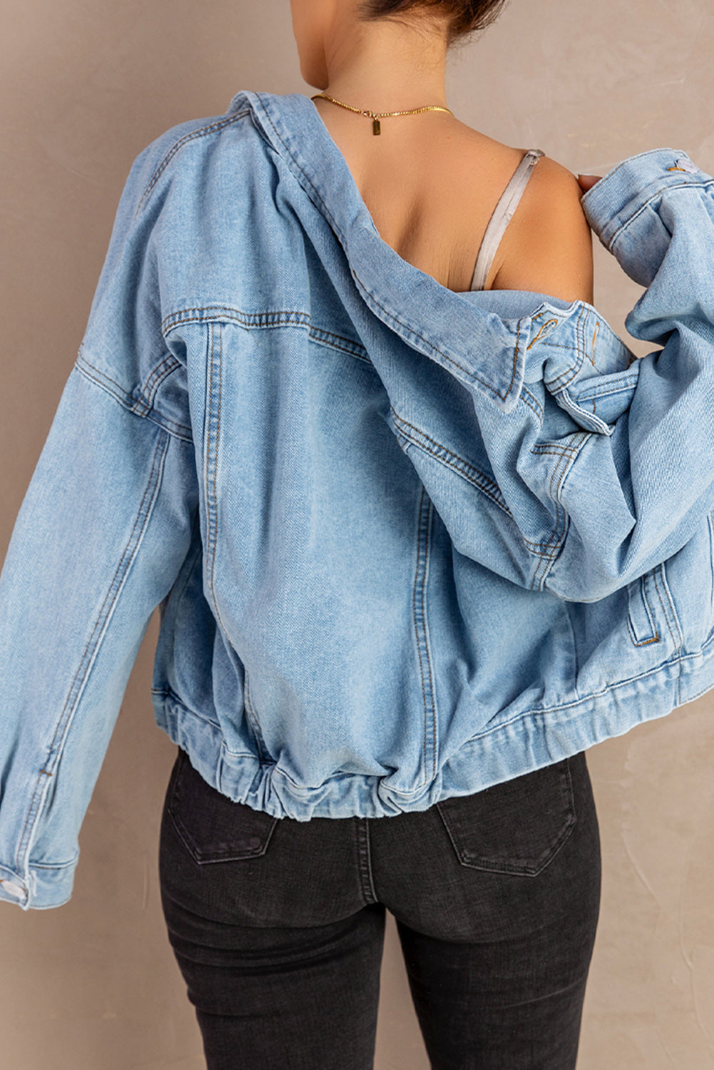 Acid Washed Denim Jacket