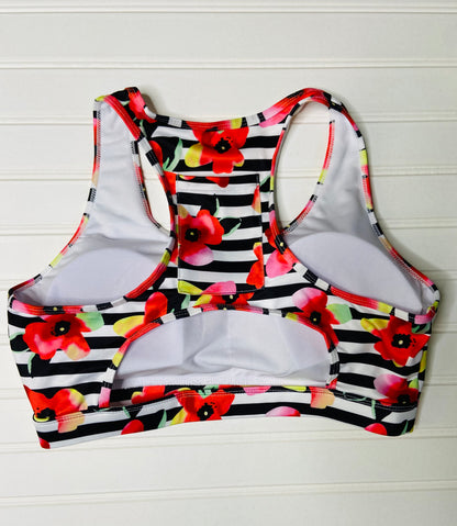 Floral Back Pocket Sports Bra