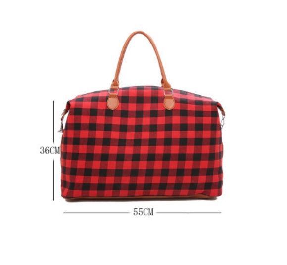 Red Plaid Handbag